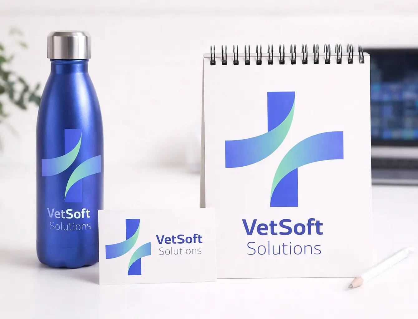 Logo aplicado — identidad visual